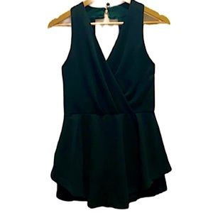 Purple snow one piece romper